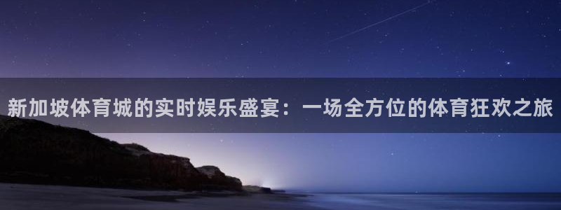 绿茵直播体育：新加坡体育城的实时娱乐盛宴：一场全方位的体育狂欢之旅